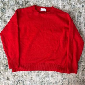 Old Navy Classic Red Crewneck Sweater
